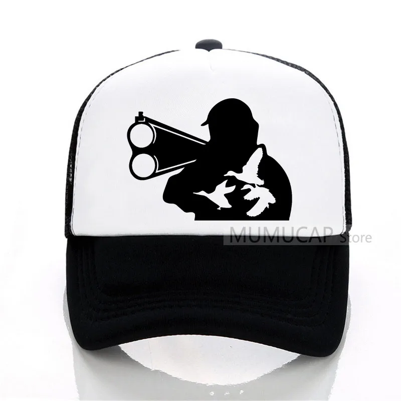 Охотник дикая утка охотничья бейсбольная кепка s для мужчин и женщин летние грузовые шапки с принтом сетчатая Кепка Горячая Охота Snapback шляпа