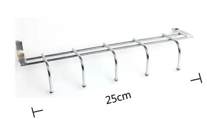 

5-Hook StainSteel Bathroom Haning Organizer Kitchen Organizer Hanger Hooks Over Door Hanging Rack Holder