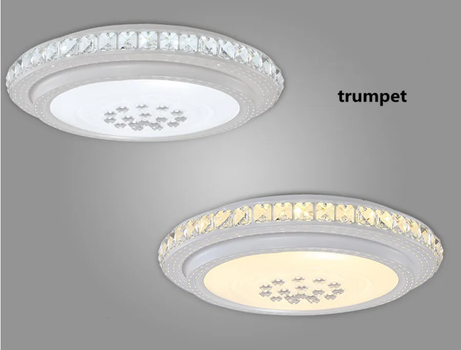 Plafoniere Per Camera Da Letto : Rotondo ha condotto la lampada di cristallo plafoniera camera da