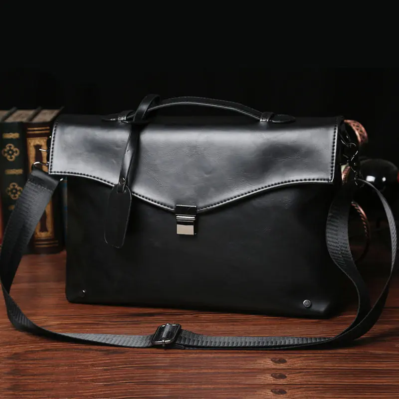

2016 New Brand Bag Men Messenger Bags Portadocumentos Maletin Hombre Men Pu Leather Laptop Tote Bags Men's Briefcases for Man