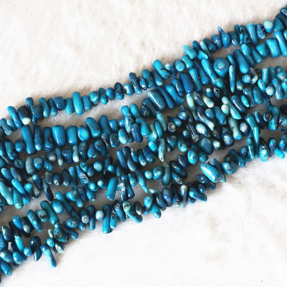 Wholesale Price Fashion Blue Natural Coral Irregular Chips Branch