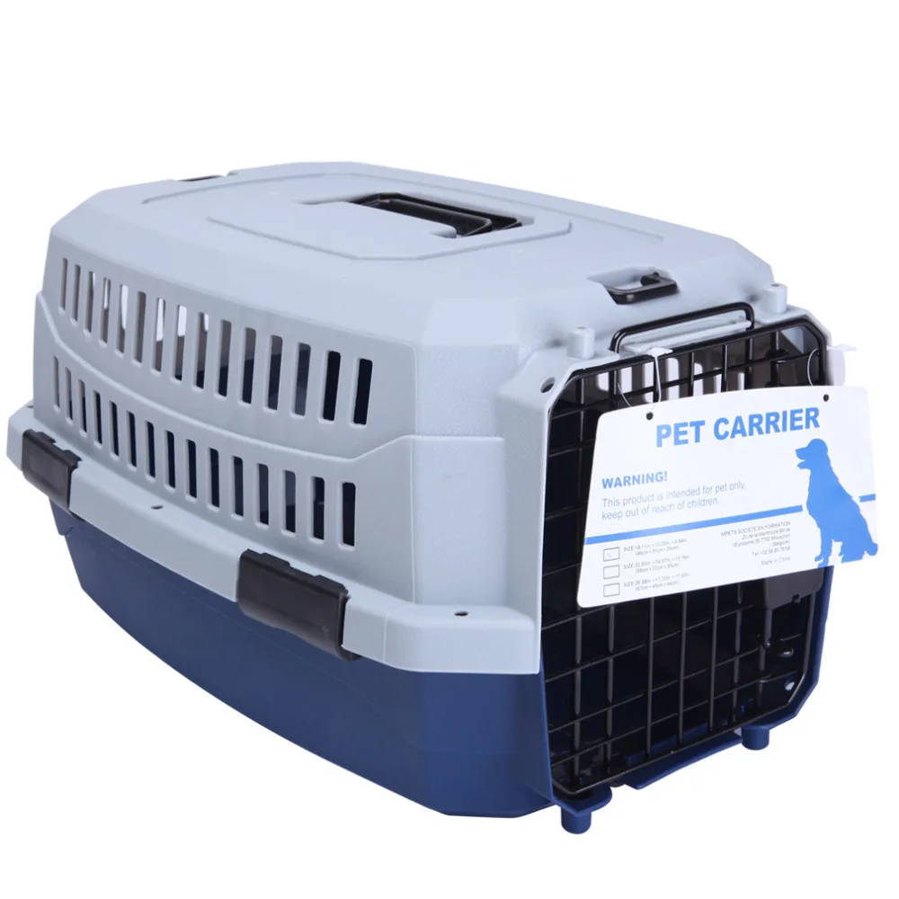 PetsMemory Pet Carrier Box Large Transportation Fashion Pet Travel Box
