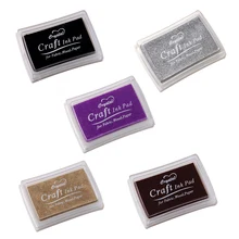 5 цветов нетоксичный градиентный Цветной чернильный коврик Inkpad резиновый штамп масляная Печать хороший подарок для штамп для детей DIY Art