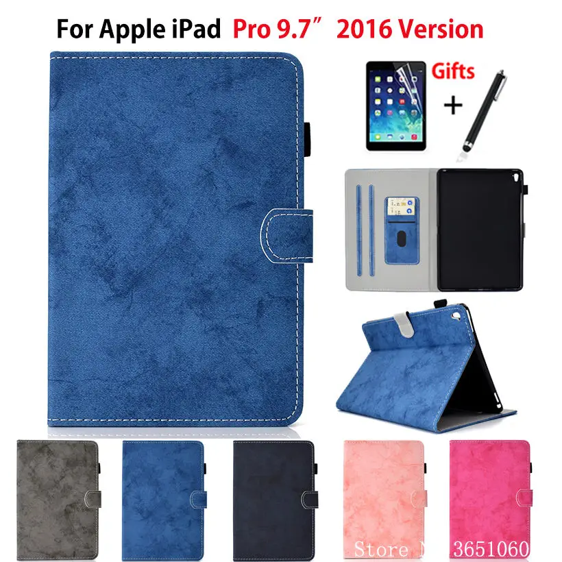 Case For Apple iPad Pro 9.7 inch 2016 Release A1673 A1674 A1675 Smart