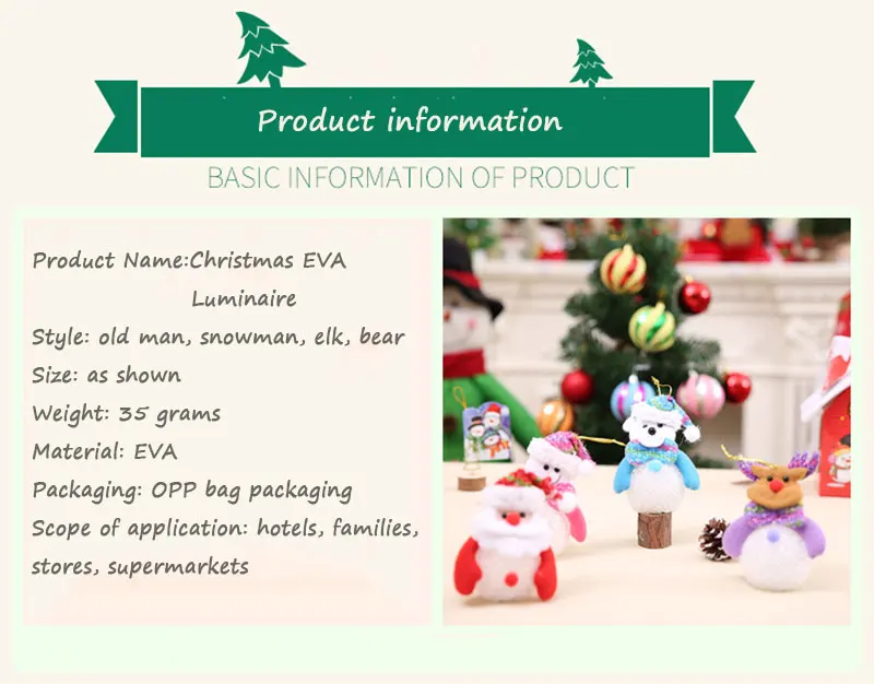 New Year Christmas Decoration for Home accessories Glowing EVA Snowman Nightlight Snowman Christmas Tree gifts Navidad Natal (11)