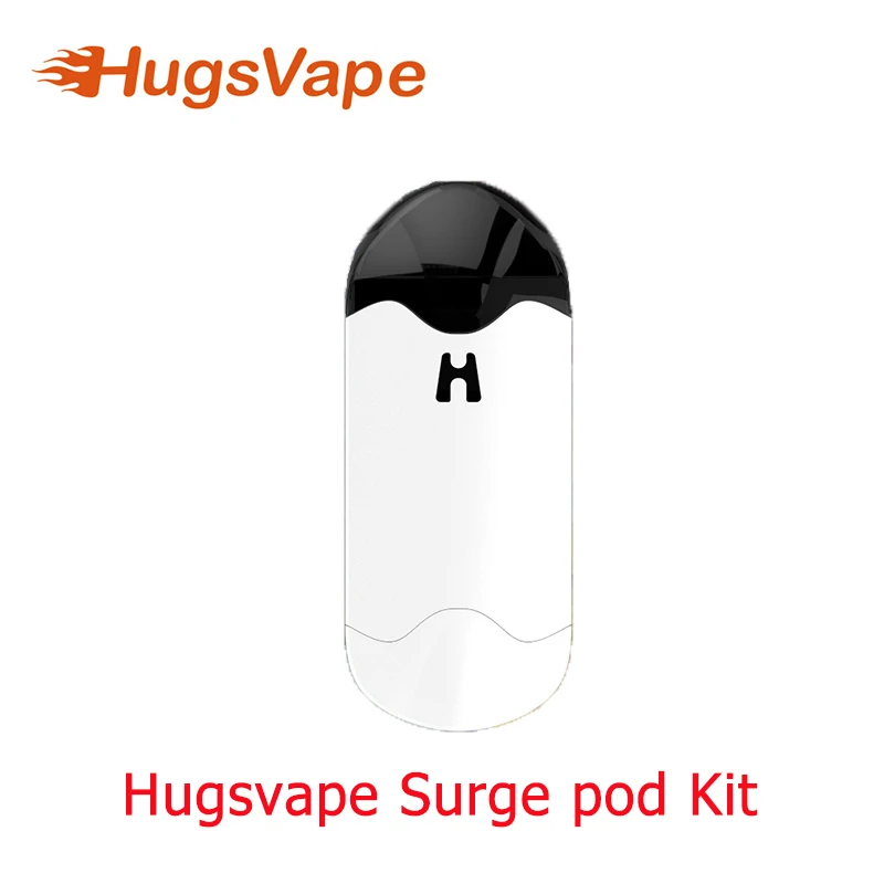 Новейший комплект HugsVape Surge Pod Kit 600mA встроенный аккумулятор система с воздушным