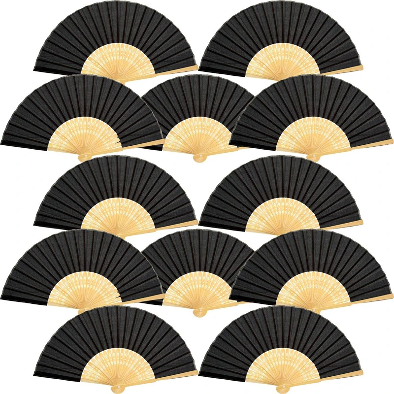 black hand fan