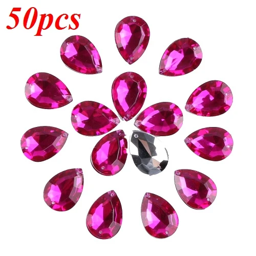 Sunbling-50pcs-lot-13-18mm-Drop-Shape-Crystal-Rhinestone-2-Holes-Sliver-Colorful-Acrylic-Jewelry-For.jpg_640x640 (8)