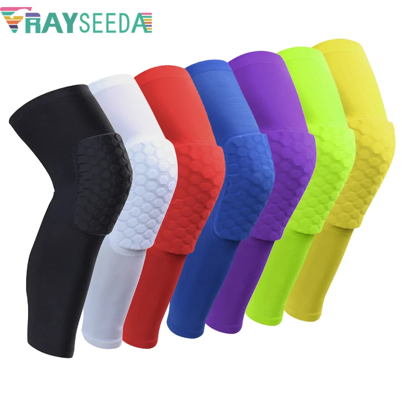 Rayseeda 1 قطعة العسل قوية الرياضة السلامة نيباد تنفس كرة القدم كرة السلة ضمادة للركبة طويل الساق كم حامي الركبة منصات Rayseeda 1 قطعة العسل قوية الرياضة السلامة نيباد تنفس كرة القدم كرة السلة ضمادة للركبة طويل الساق كم حامي الركبة منصات