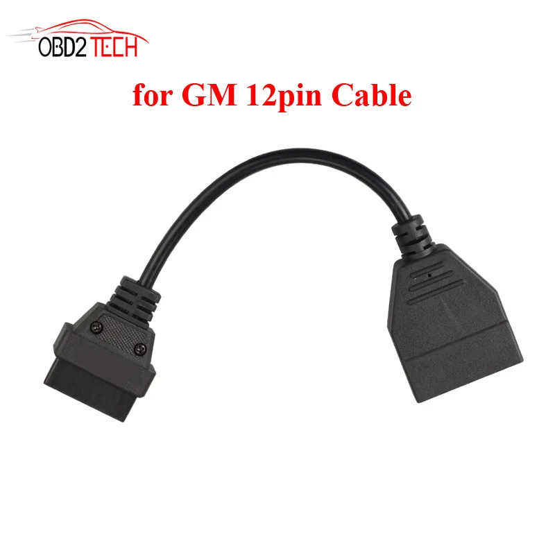 ВАЗ OBD2 адаптер 12pin к obd1 obd2 разъем для GM ваз для daewoo matiz 12 PIN OBDII кабель газ 12PIN - изображение