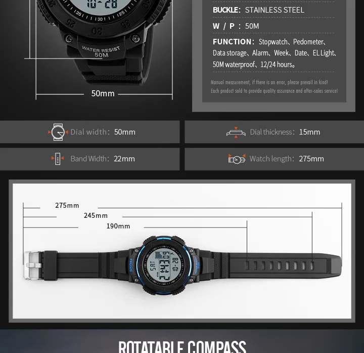 Новая жизнь Мода Шагомер в повседневном стиле калорий светодио дный цифровые часы Для мужчин Водонепроницаемый Открытый спортивные часы