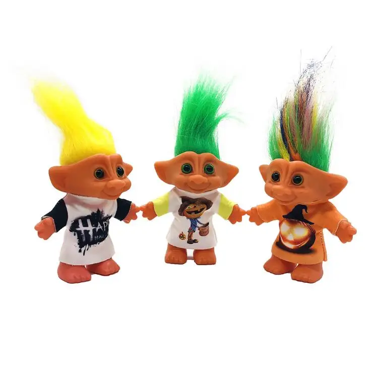 Аниме Фигурка тролли кукла мягкий плюшевый мини Тролль figuinhas Poppy Branch волшебная