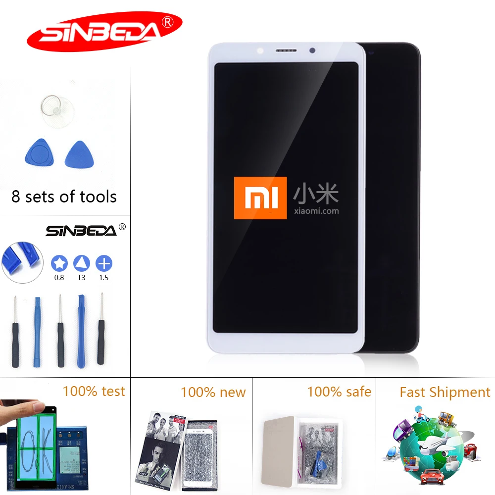 

5.45"Original For Xiaomi Redmi 6A LCD Display Touch Screen Digitizer Assembly Frame for Redmi 6A Display Redmi 6 LCD