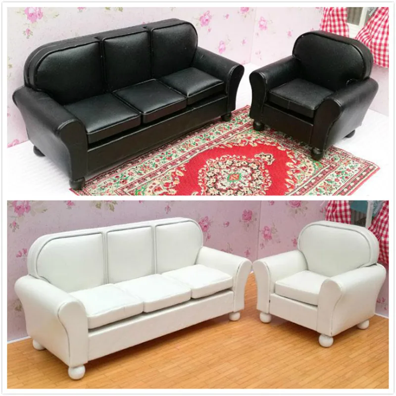 1 12 Dollhouse Furniture Toy For Dolls Miniature Sofa Simulation Soft 