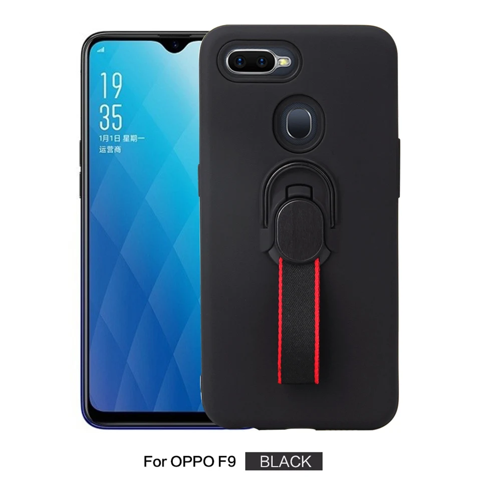 Ring Holder Case For OPPO F9 Pro F5 F7 Coque Silicone Magnetic Phone Back Case For OPPO R9S A73 A79 A3S R17 Realme 2 Pro Cover   (3)