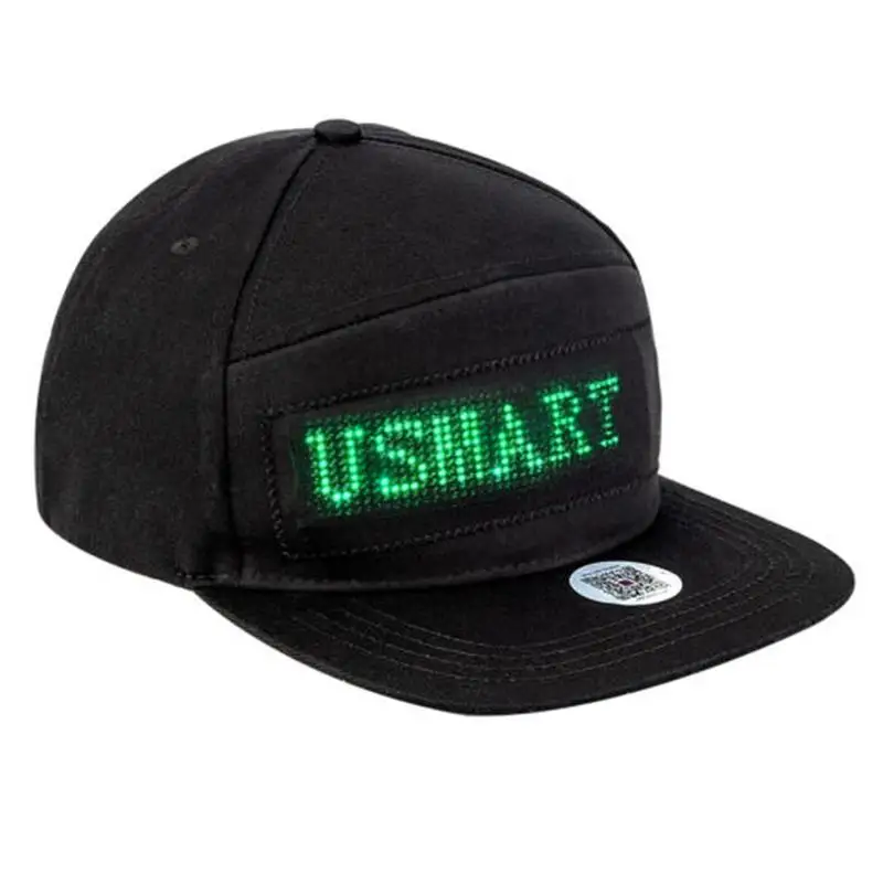 ALAVISXF LED Hats LED Display Message Caps for Christmas Party Birthday Supplies Hat Red