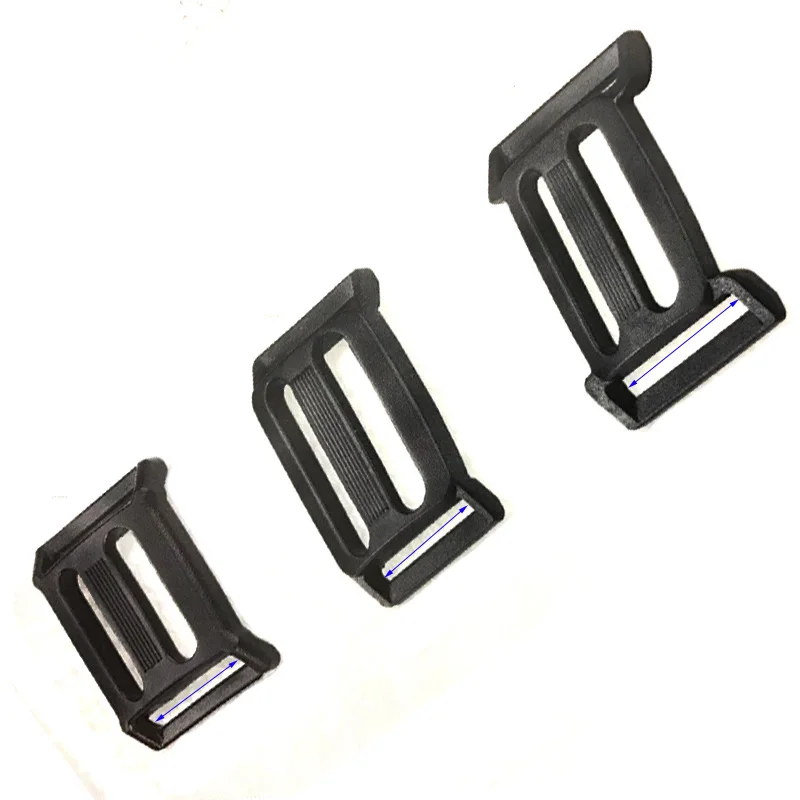 Plastic Clasps Tri Glides Slider Adjustable Buckles For Backpacks