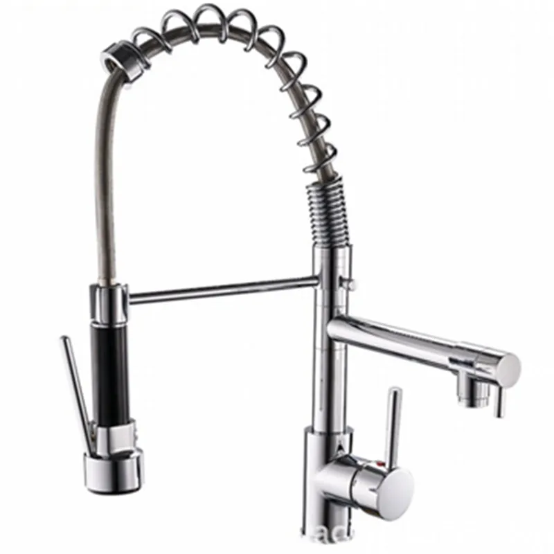 Buy Homedec Pull Down Kitchen Faucet Double Sprayer