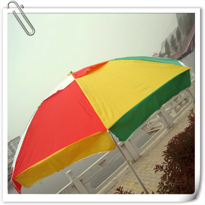 2 M 35 Windproof Umbrella Sun Double Top Ads Customized Printed