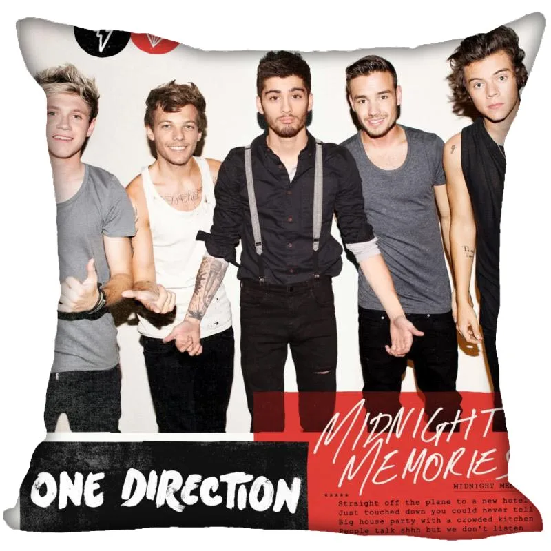 Чехол Подушка One Direction для дома невидимый чехол на молнии Размеры s 40x40 45x45
