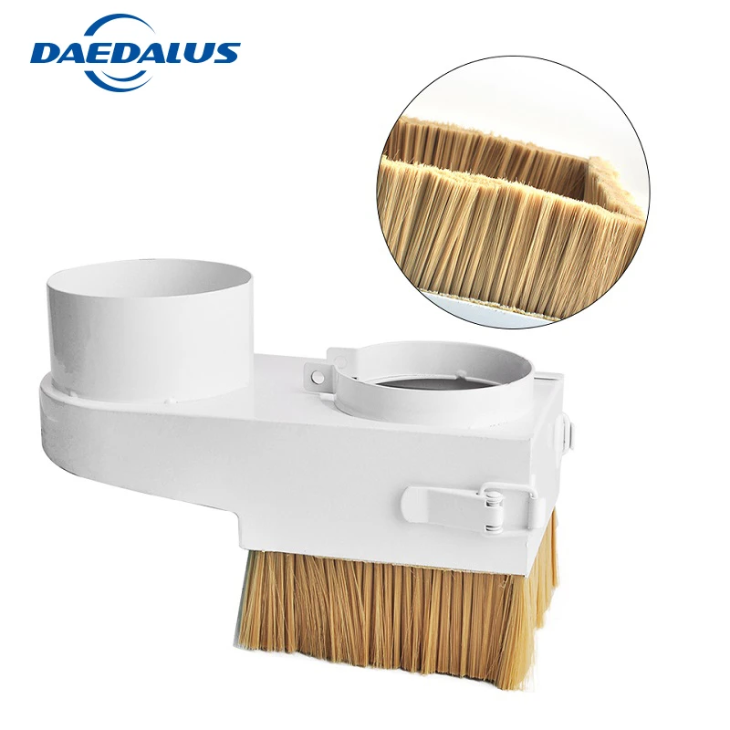 CNC Dust Cover Collector Brush 65 100mm Diameter Vaccumn Cleaner Easy