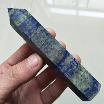 

100/120mm natural lapis lazuli wand point Chakra stones and healing crystals obelisk
