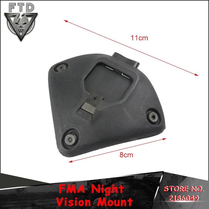 

FMA Night Vision Mount Durable Tactical Combat Helmet Accessories Light Weight Helmet Tool Mount Base TB1014