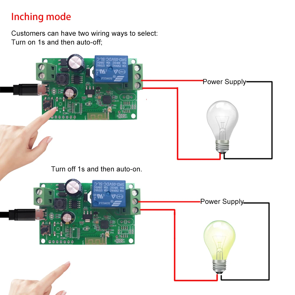 EWeLink DC5V 12V 24V 32V Wifi переключатель беспроводной релейный модуль модули для