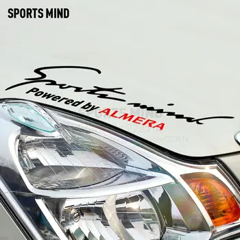

Sports Mind Car Styling On Car Lamp Eyebrow Automobiles Car Sticker For Nissan almera n16r exterior accessories