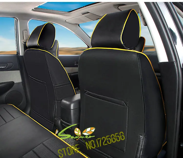 SU-GE024 leather car cover  set  (4)