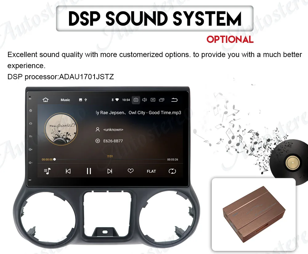 Perfect Android 8 Car DVD Player GPS navigation For Jeep grand wrangler 2011+ headunit multimedia player radio tape recorder head unit 21