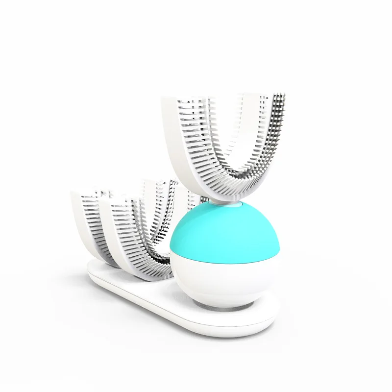 

Ultrasonic Sonic Toothbrush Teeth Whitening Electric Toothbrush For Adult U Type 360 Degrees Fast Brush Teeth Wireless Charging