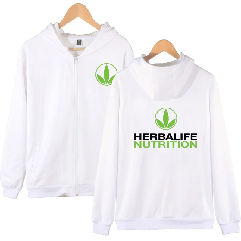 Herbalife худи на молнии Herbalife питательное пальто на молнии худи с зеленым логотипом Herbalife Графический свитер на молнии