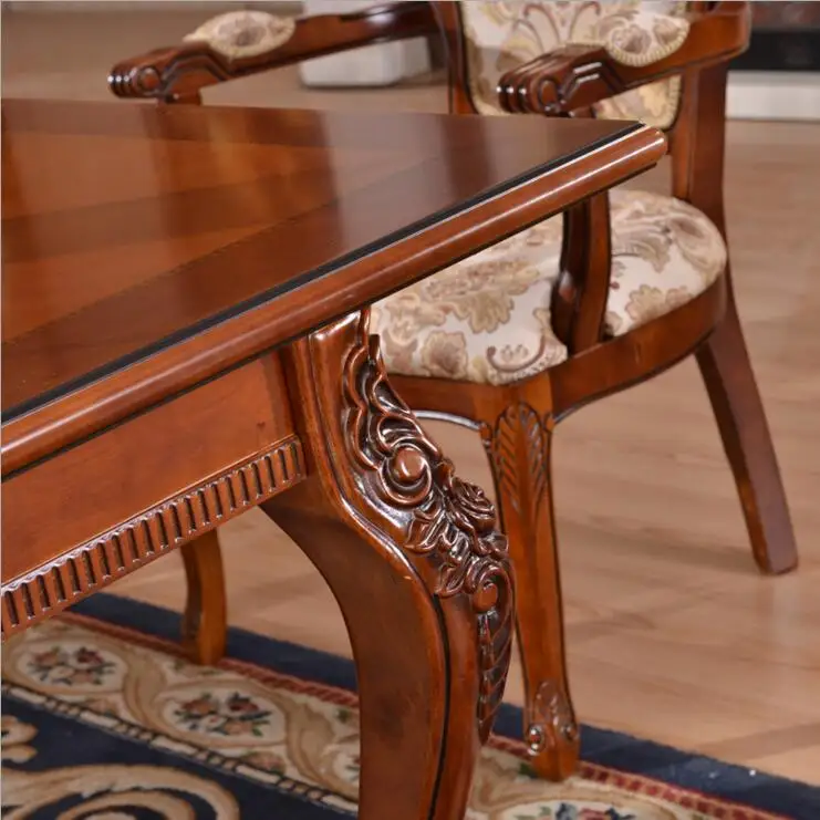 Modern Style Italian Dining Table, 100% Solid Wood Italy Style Luxury Dining Table o1121