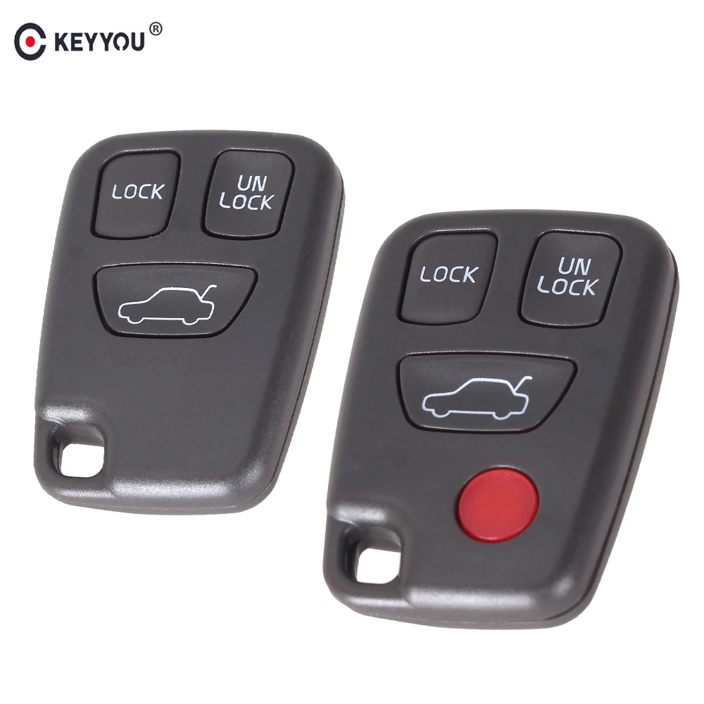 Сменный Чехол для ключа 3/4 3 + 1 кнопки Volvo S40 S60 S70 S80 S90 V40 V70 V90 XC70 XC90|Ключ от авто| |