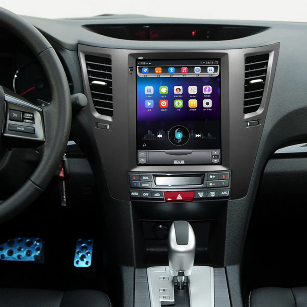  4G Lte Vertical screen android system multimedia radio player for Subaru Outback Impreza Legacy 200