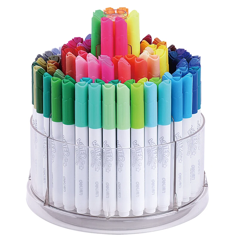 

100 Colors/Set Water Color Watercolor Pen Washable Markers For Kids Stationery Art Supplies 70652
