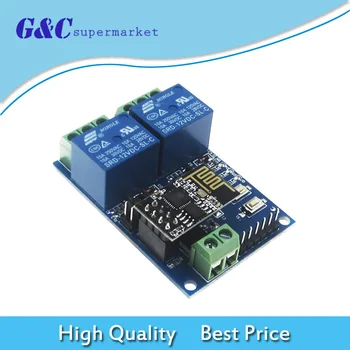 

5/12V ESP8266 ESP-01 2 Channel WiFi Relay Module 2-Channel Relay Module For IOT Smart Home Phone APP