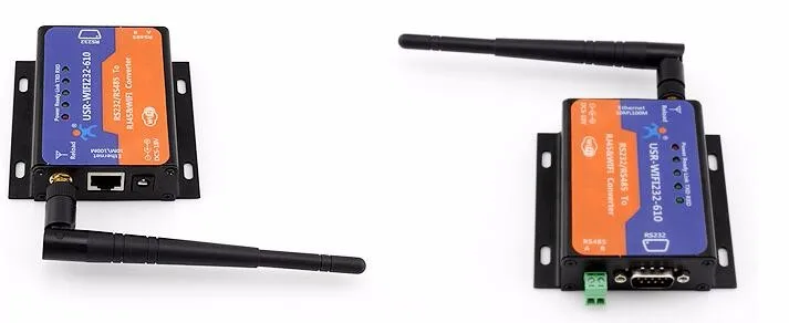 2 piece USR-WIFI232-610 Serial RS232 RS485 to Wifi 802.11 b/g/n&Ethernet Converter Q00203-2