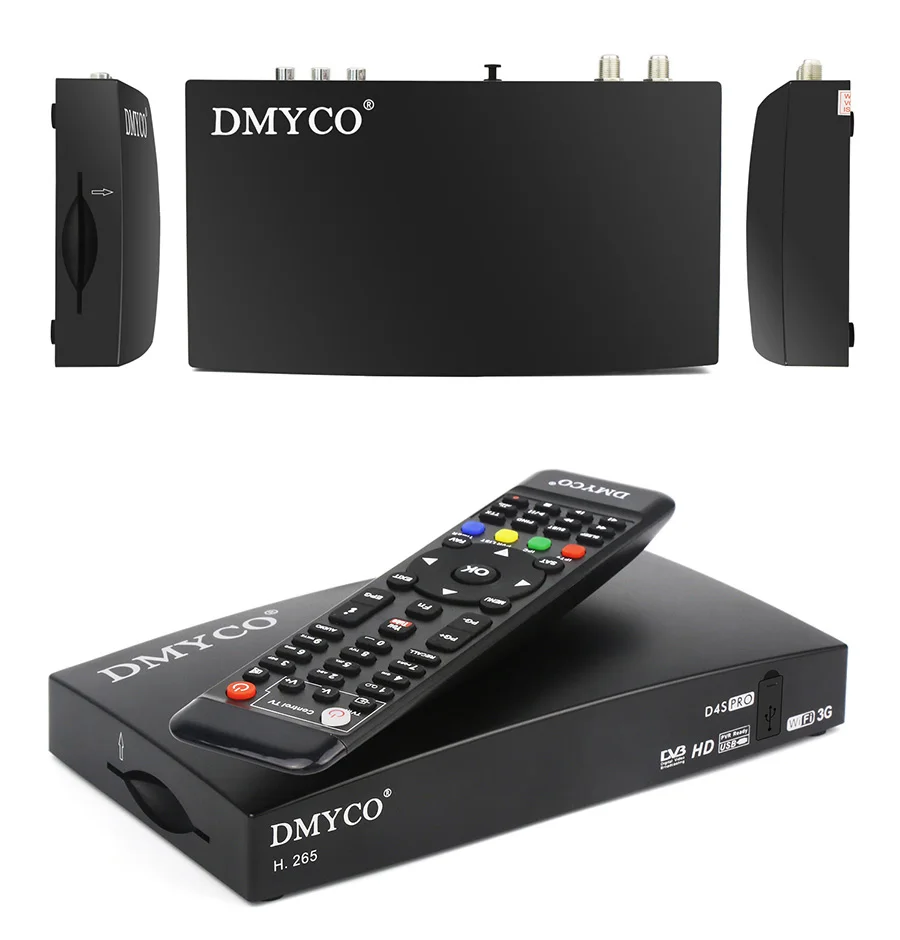 [Подлинный] DMYCO HD DVB-S2 спутниковый ресивер D4S Pro AC3 LNB ТВ тюнер Поддержка power Vu Bisskey Newcamd Youtube декодер+ USB Wifi