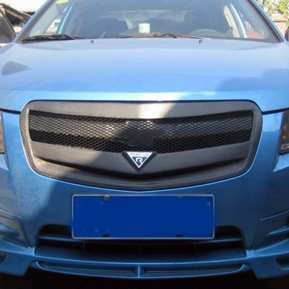 Для Chevrolet Cruze Carbon Fiber Комплект переднего корпуса авто бампер сетка решетка решетки 2009