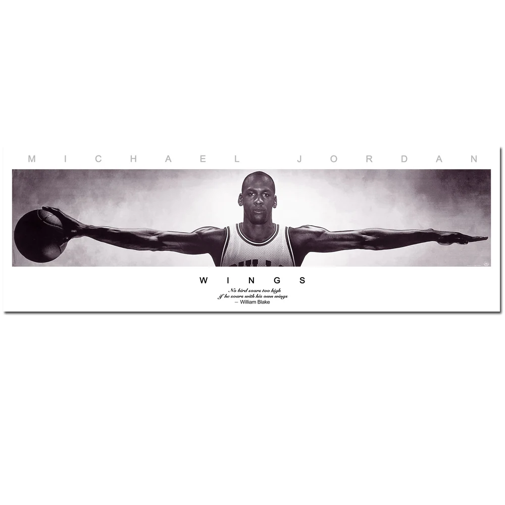 TAAWAA مايكل جوردان أجنحة كرة السلة الفن الحرير النسيج المشارك طباعة 30x90 cm 50x150 cm جدار الصورة غرفة المعيشة المنزلي الديكور TAAWAA مايكل جوردان أجنحة كرة السلة الفن الحرير النسيج المشارك طباعة 30x90 cm 50x150 cm جدار الصورة غرفة المعيشة المنزلي الديكور