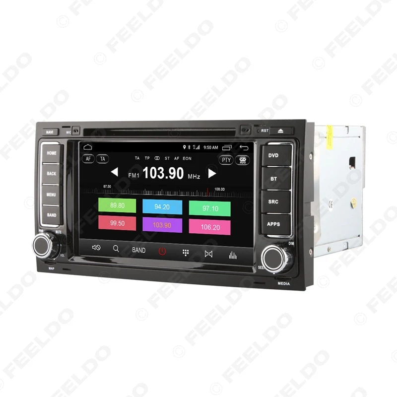 Flash Deal FEELDO 7" Android 6.0 (64bit) DDR3 2G/32G/4G LTE Octa Core Car DVD GPS Radio Head Unit For VW Touareg/T5 Multivan/Transporter 3