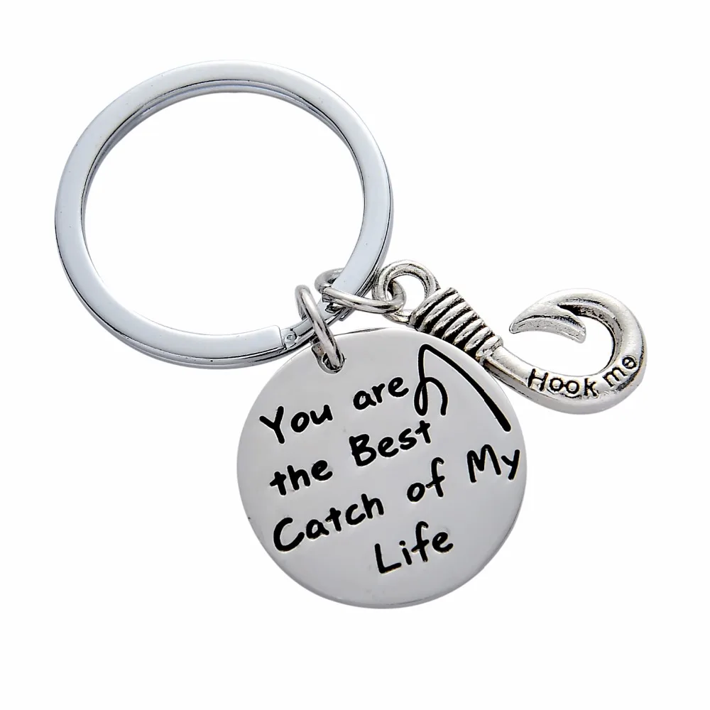 You Are The Best Catch Of My Life Funny Keychain For Husband Boyfriend