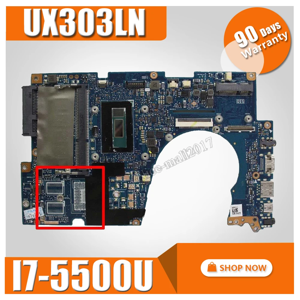 UX303LA материнская плата REV2.0 I7-5500U для For Asus UX303 UX303L ноутбука | Компьютеры и офис