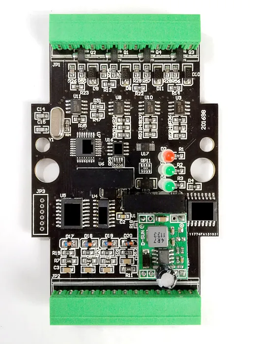 4 Channels Analog Input and Output Module 4 Channels AD Input and DA Output RS485 MODBUS Protocol Communication
