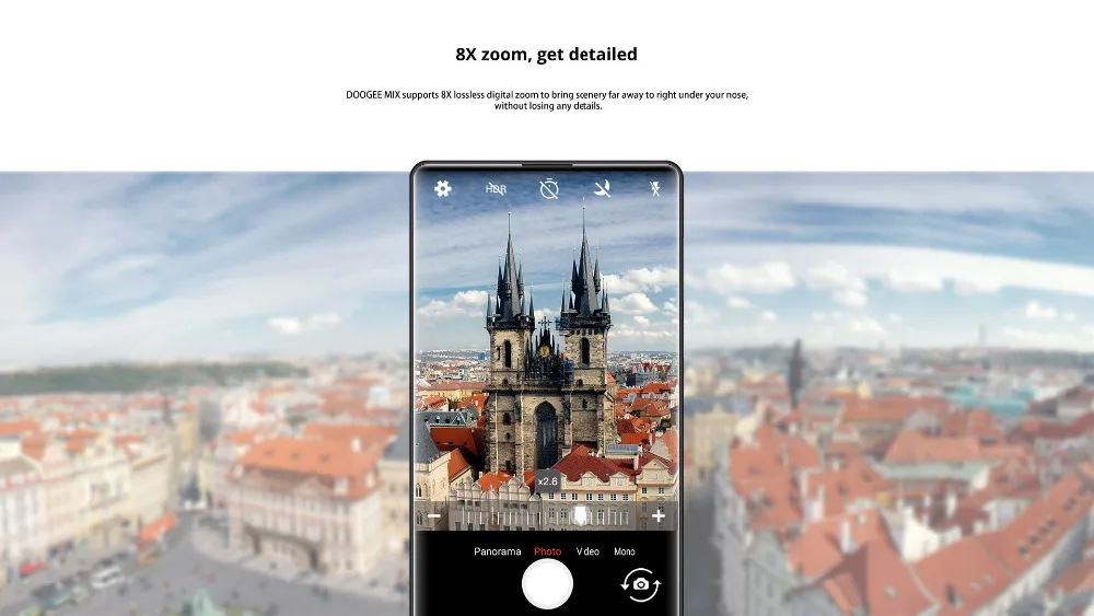 DOOGEE MIX 4G LTE безрамный смартфон 5,5 дюймов Android 7,0 6 ГБ 64 Гб Восьмиядерный 16 Мп+ 8 Мп двойная задняя камера мобильный телефон