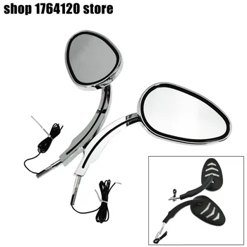 

Motorcycle View Side Mirrors For Harley Dyna Wide Glide EFI FXDWGI 2004-2006 Dyna Low Rider FXDL 97-05 / 07-09 / 14-17