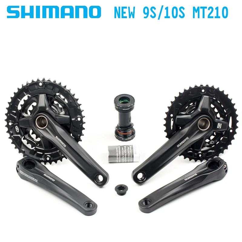 

Fahrrad kettenblatt shimano mt210 22/32/44 T 22/30/40 T 3*9 S bike fahrrad mtb Kurbel Kurbel mit mt500 44-32-22T upgrade