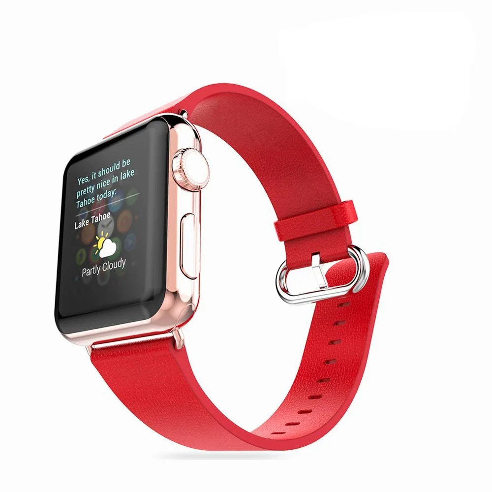 Кожаный ремешок для apple Watch белый 38 мм watch 42 iwatch замена официальная оптовая продажа